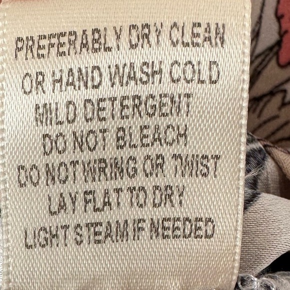 Lovestitch Floral Flowy Blouse Gray Pink Romantic Date Feminine Kimono Sleeve Lg - Picture 13 of 15